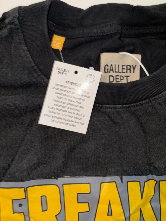 GALLERY DEPT. Freaknik 99-2000's Party Graphic T-Shirt Black L - Picture 3 of 5